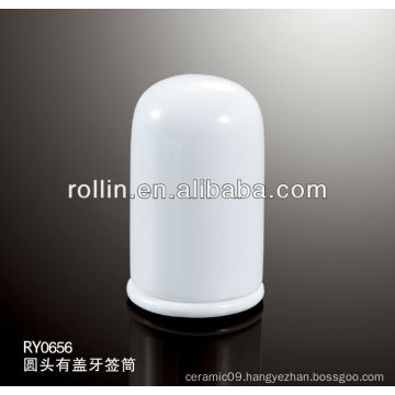 Daily used product ceramic&porcelain toothpick holders for home&hotel&restaurant&wedding&party